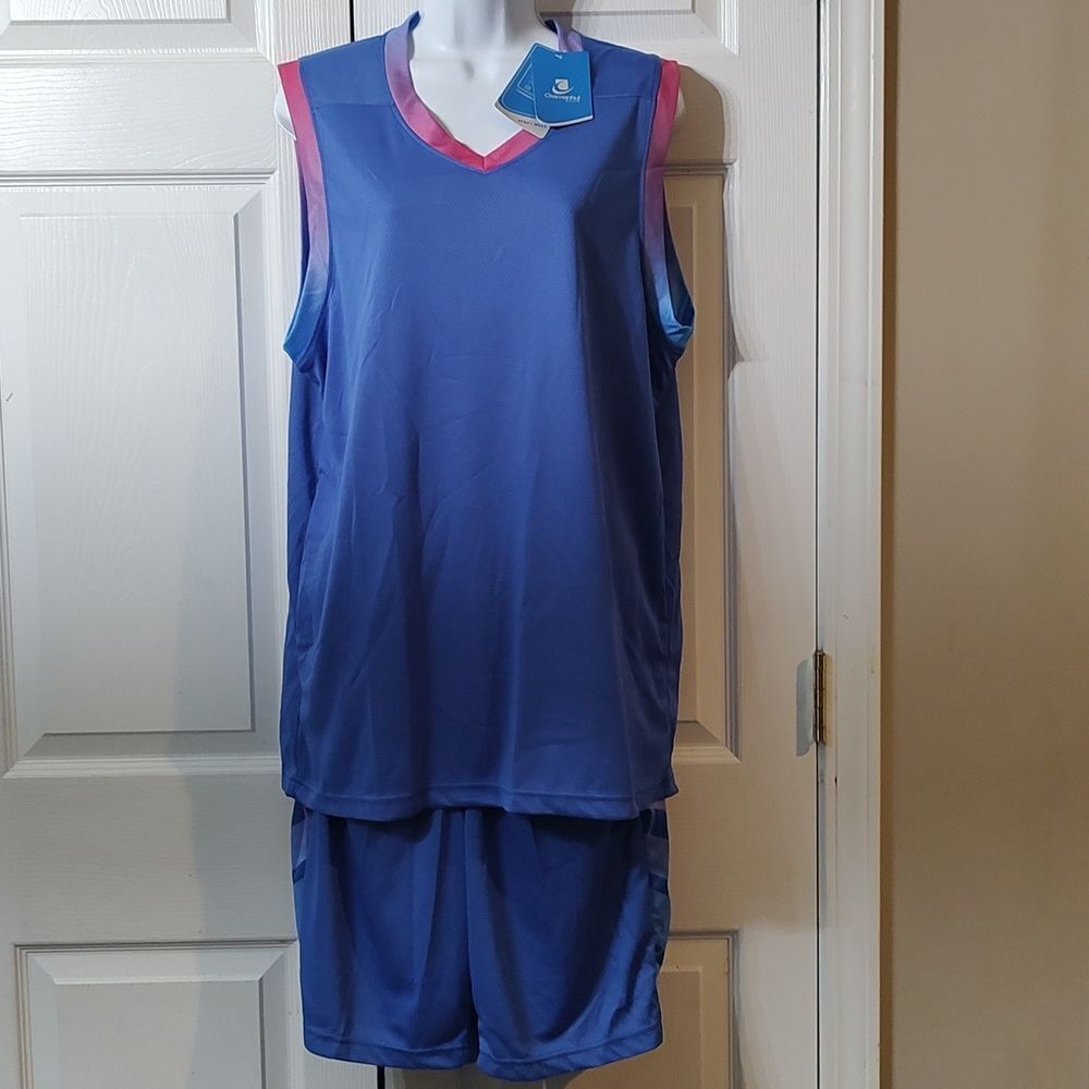 Basketball Suit Kids 2 pc set  short top set Sz. XXL  NWT